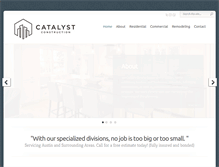 Tablet Screenshot of catalystaustin.com